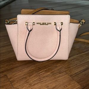 Baby pink Andrew Marc purse